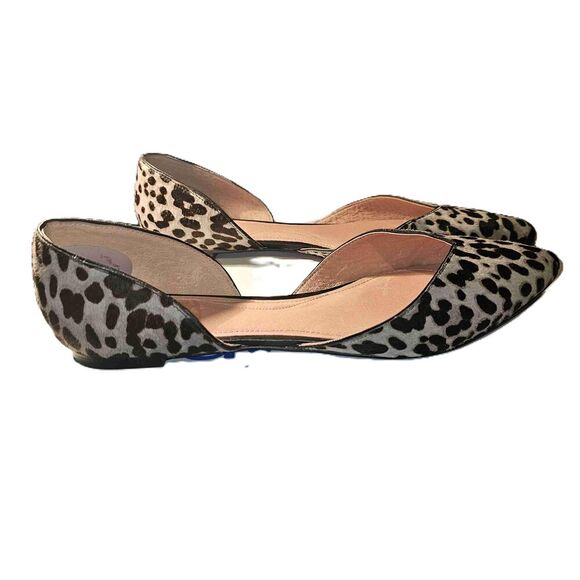 J Jill‎ Womens Leopard Mirabelle Dorsay Flats Shoes 10 - Picture 2 of 8